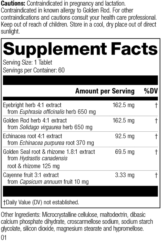 Rev 01 Supplement Facts Image